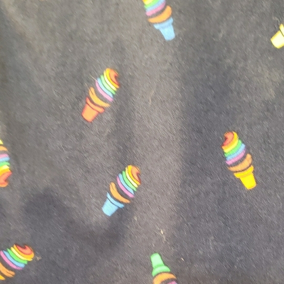 Target Blue Casual Button Down Shirt with Whimsical Design - Picture 3 of 4